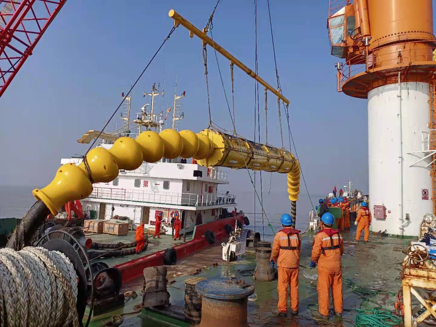 11-2，助力中廣核嵊泗海上風電項目成功送電